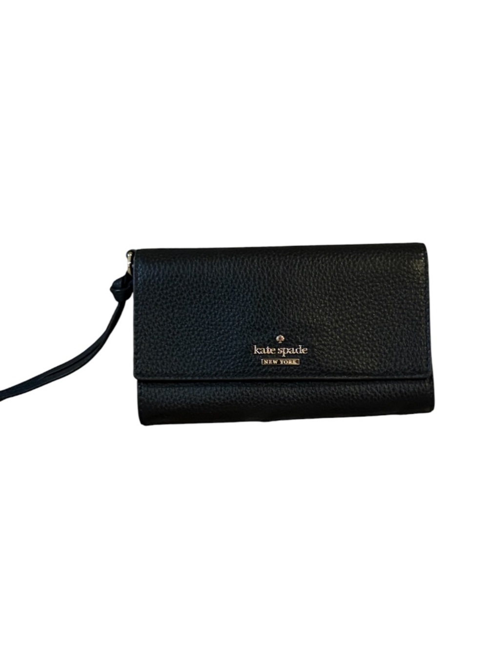 Kate Spade New York Leather Pebbled Wristlet Wallet